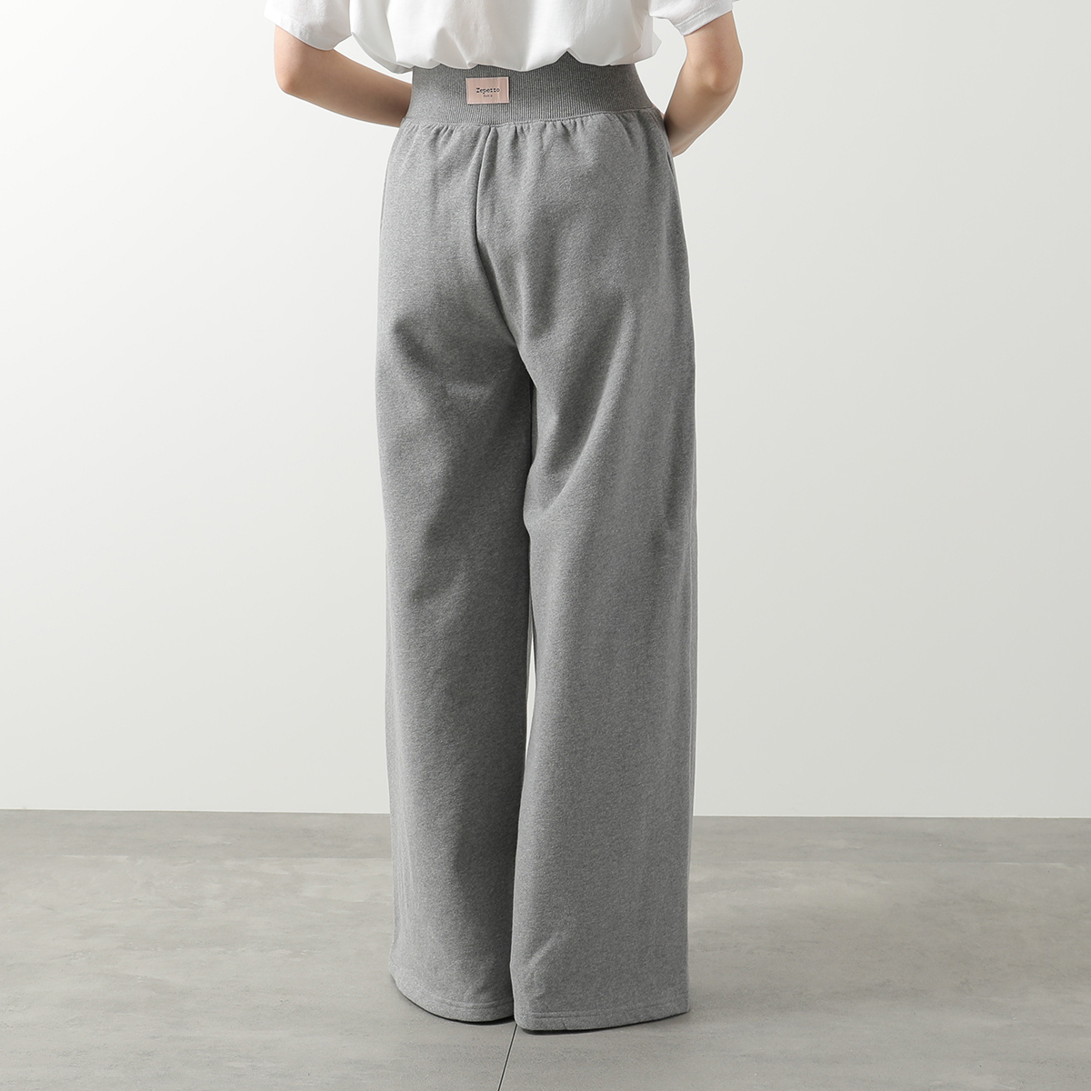 BADBLOOD ワイドパンツ グレー ロゴ オーバーサイズ repetto（レペット） ジョグパンツ S0572A レディース スウェット