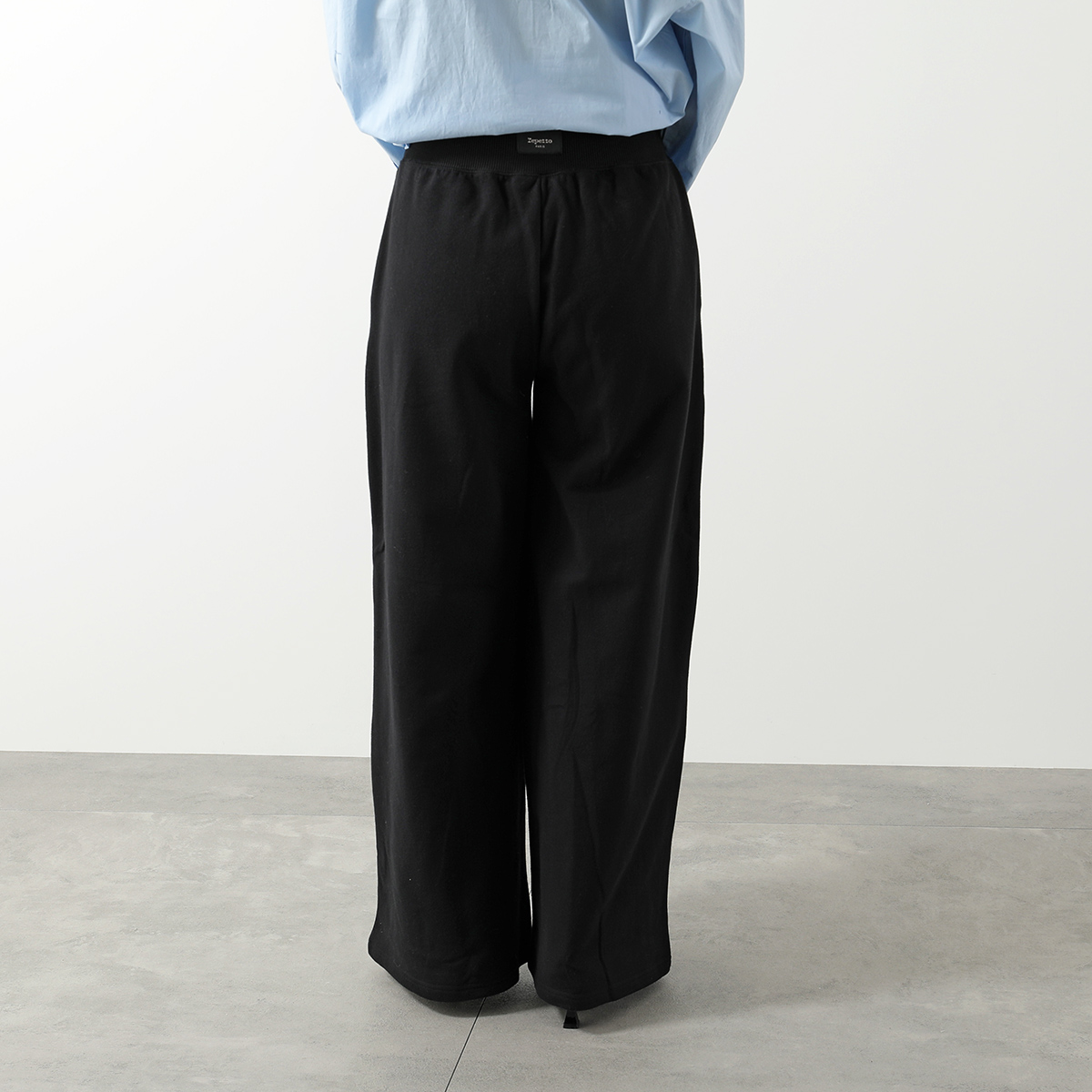 repetto レペット ジョグパンツ S0572A レディース スウェットパンツ ワイド ロゴ イージーパンツ 裏起毛 カラー2色_2