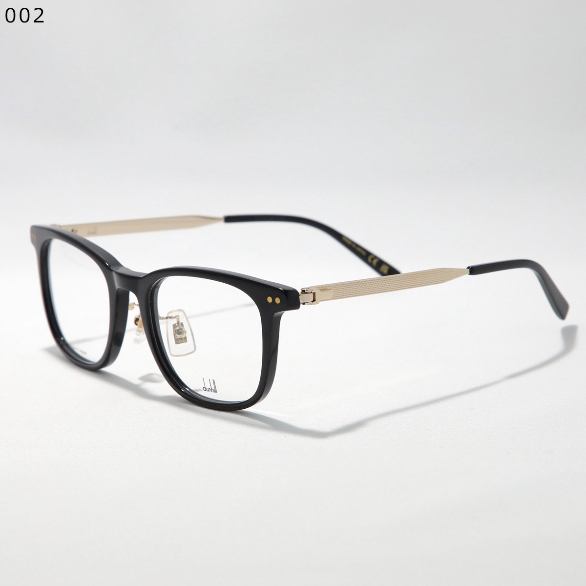 dunhill（ダンヒル） メガネ DU0072OA メンズ ウェリントン型 セル
