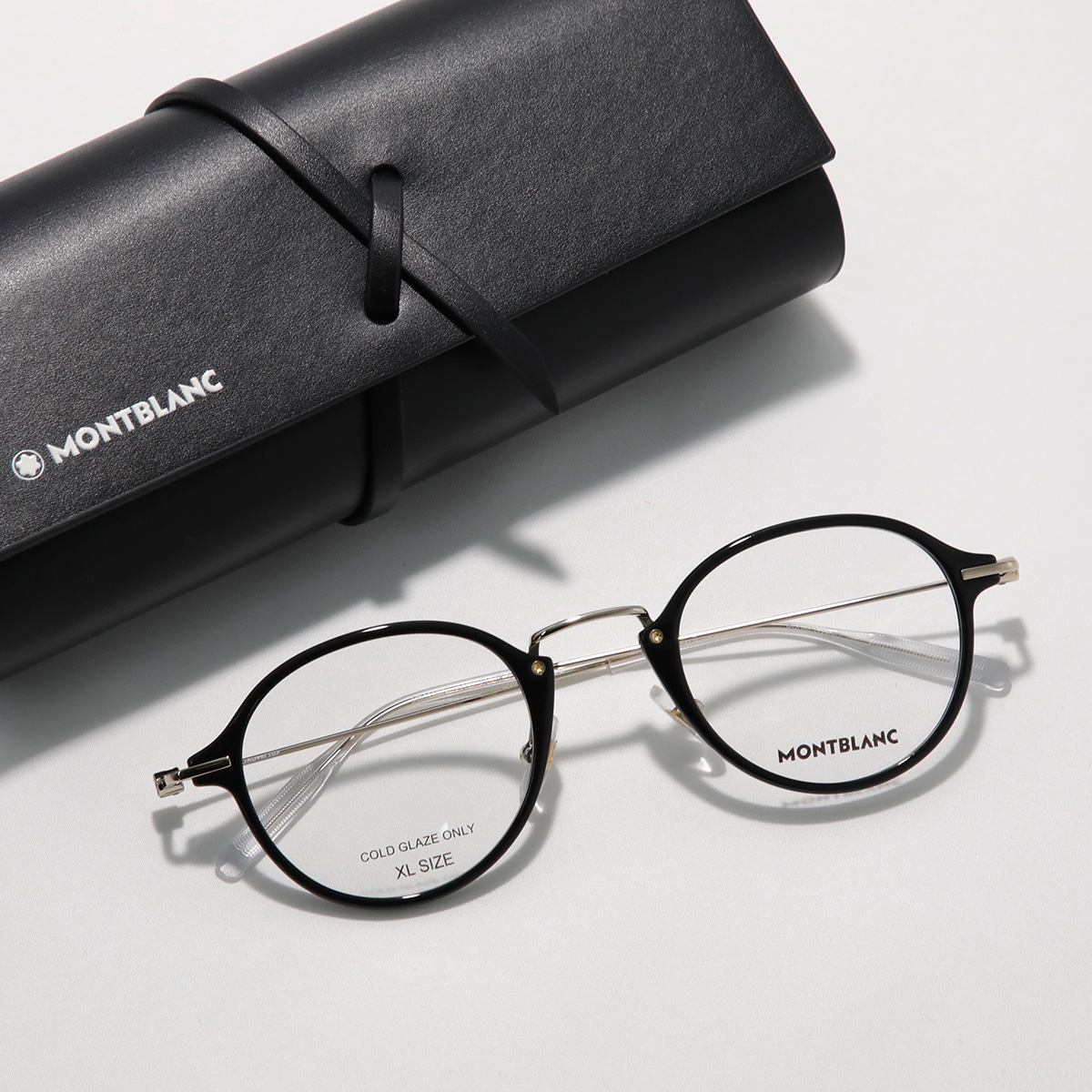 MONTBLANC（モンブラン） メガネ MB0297O メンズ ボストン型 セル 