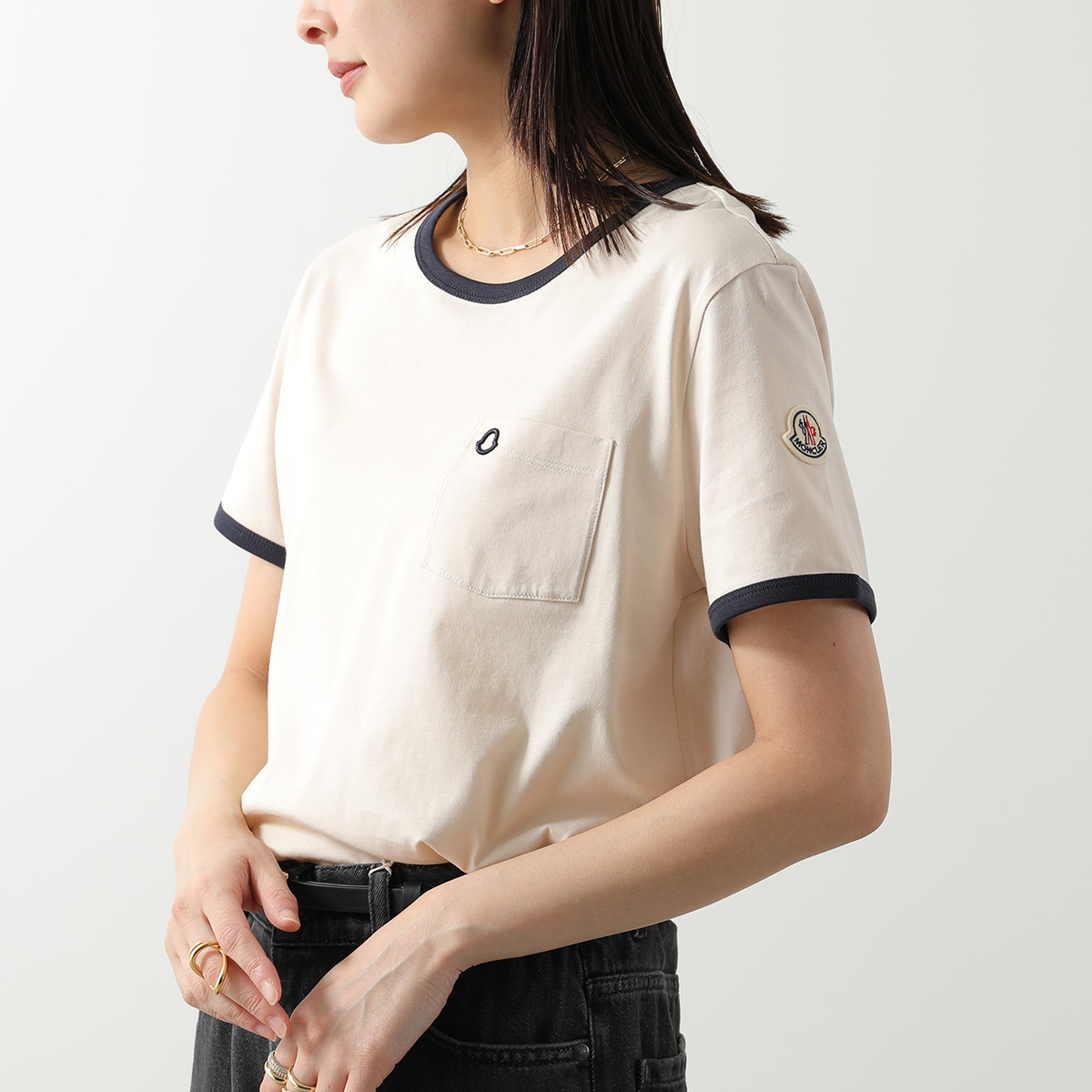 MONCLER（モンクレール） Tシャツ 8C00019 89AUO レディース コットン