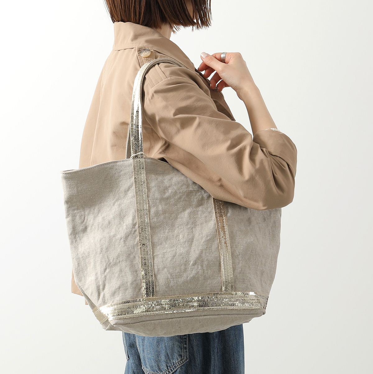 vanessabruno ヴァネッサブリューノ トートバッグ CABAS M カバス