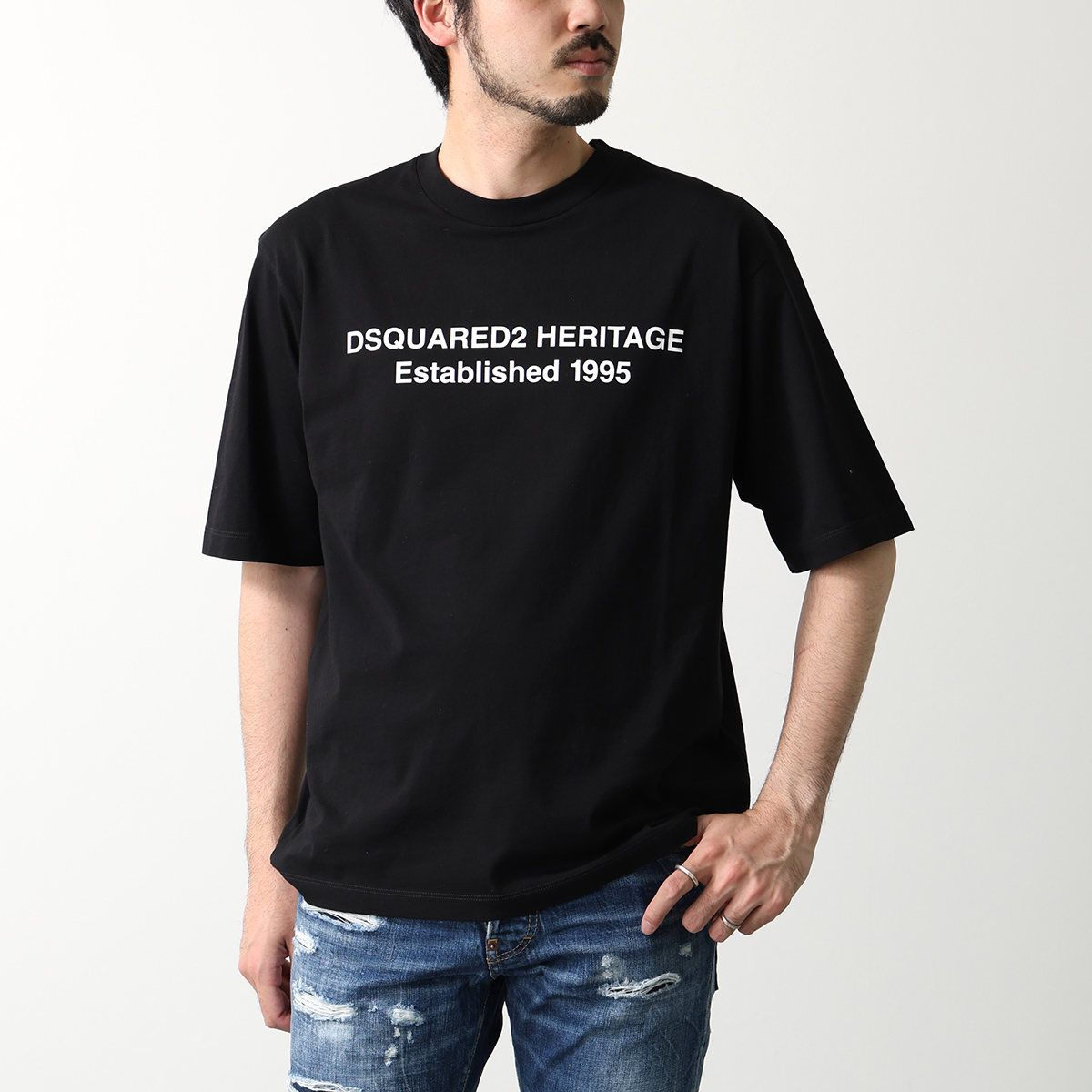 DSQUARED2（ディースクエアード） Tシャツ Loose Fit Heritage T-Shirt