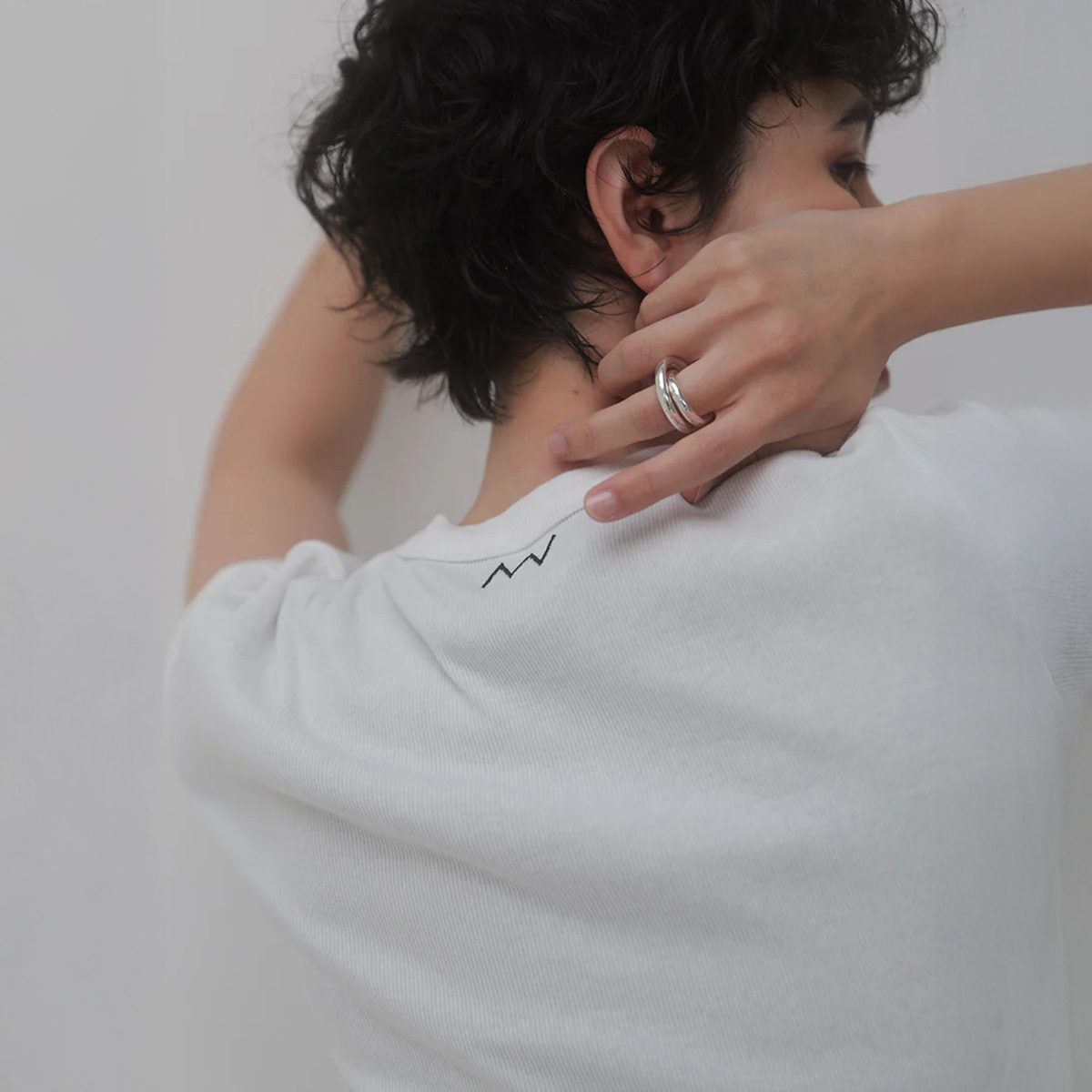 YENN イエン リブ カットソー SHORT SLEEVE RIB TEE Y261-81025