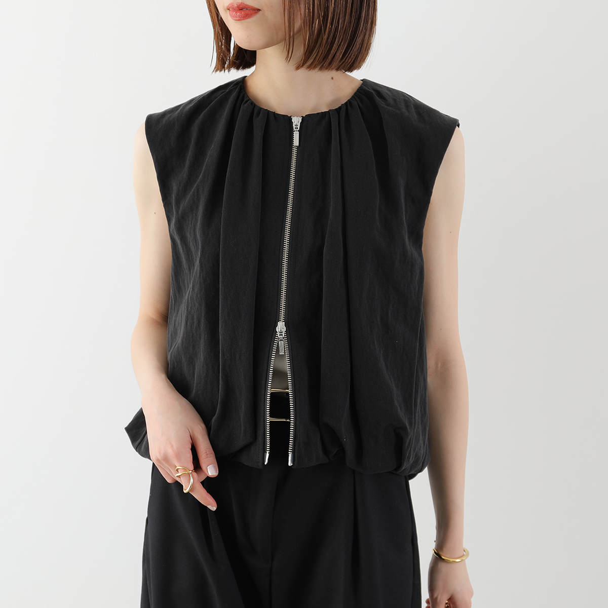 CHIGNON（シニヨン） ベスト 4261-025MK レディース ダブルジップ