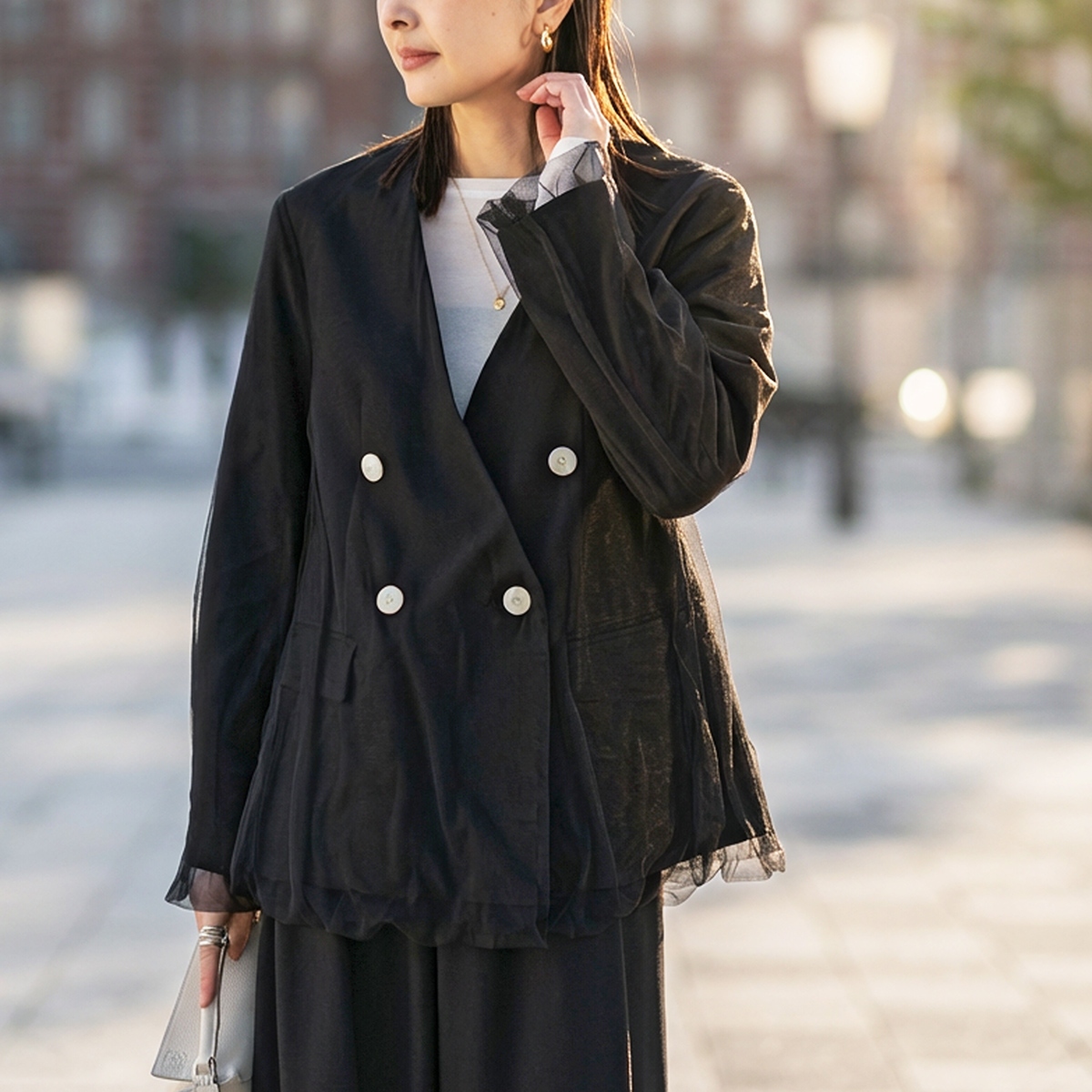 Mewl（ミュール） チュール ジャケット M261-43002 レディース ノー