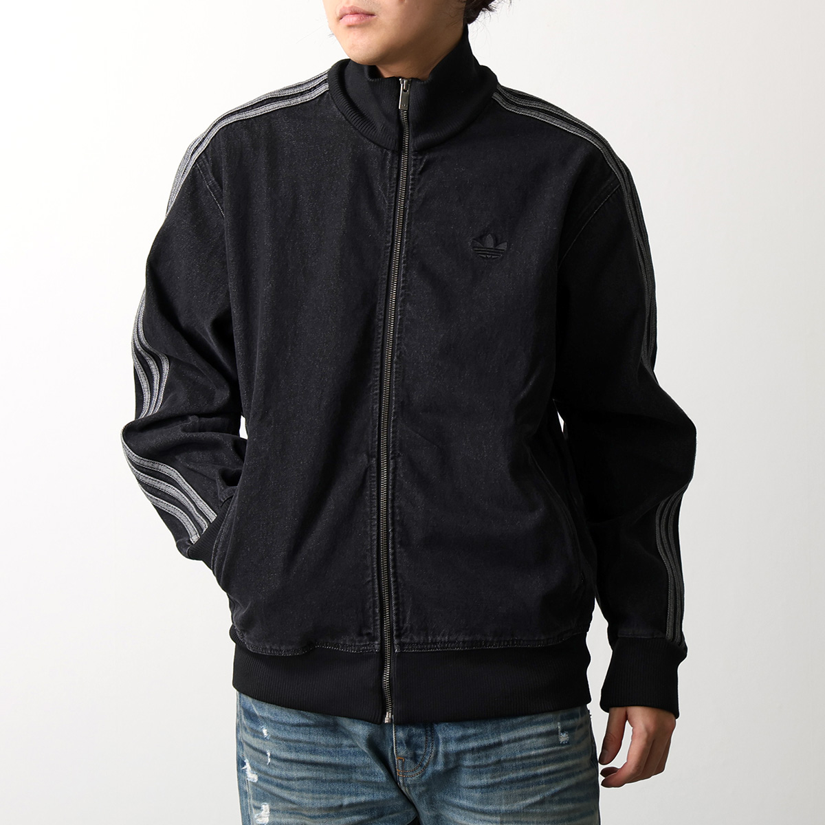 adidasオリジナル デニム生地　S トラックジャケット adidas（アディダス） デニムジャケット gジャン メンズ レディース
