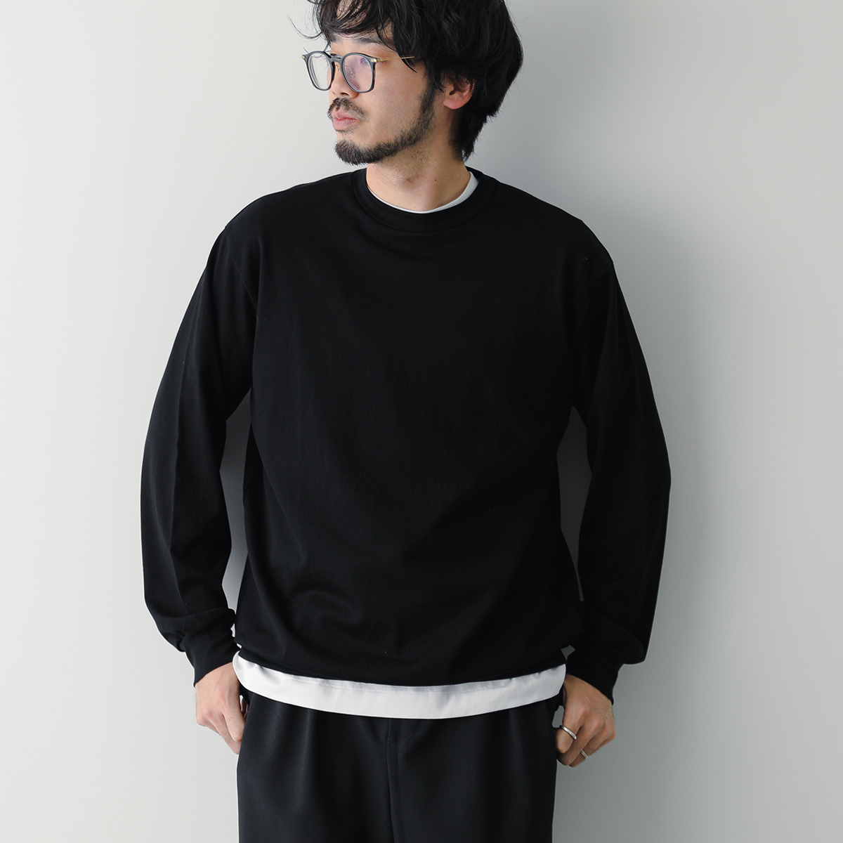 LIFiLL リフィル Tシャツ COTTONY LONGSLEEVE TEE LF002-01 メンズ