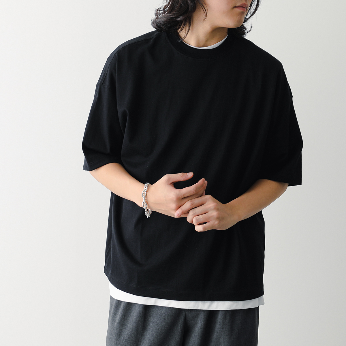 LIFiLL リフィル Tシャツ COTTONY BIG TEE LF015-01 メンズ 半袖
