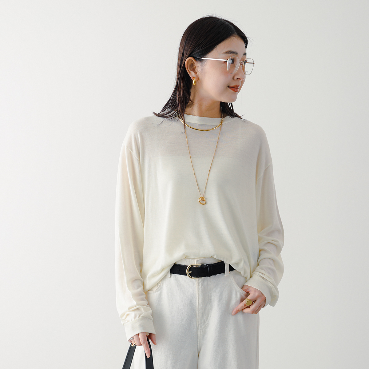 LIFiLL リフィル Tシャツ WOOLISH LONGSLEEVE TEE ウーリッシュ LF021