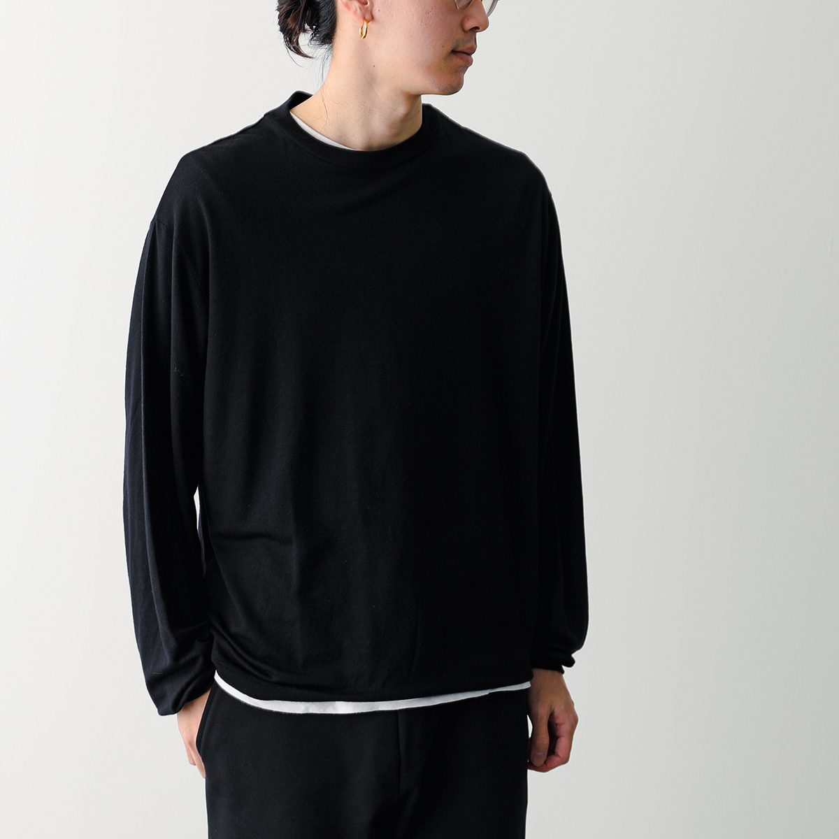 LIFiLL リフィル Tシャツ WOOLISH LONGSLEEVE TEE ウーリッシュ LF021