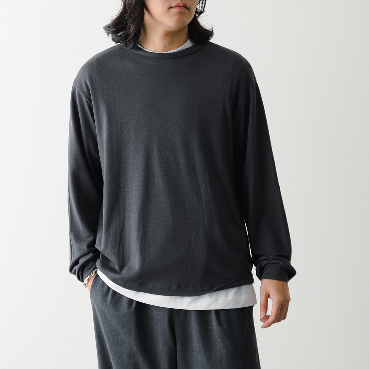 LIFiLL リフィル Tシャツ WOOLISH LONGSLEEVE TEE ウーリッシュ LF021 