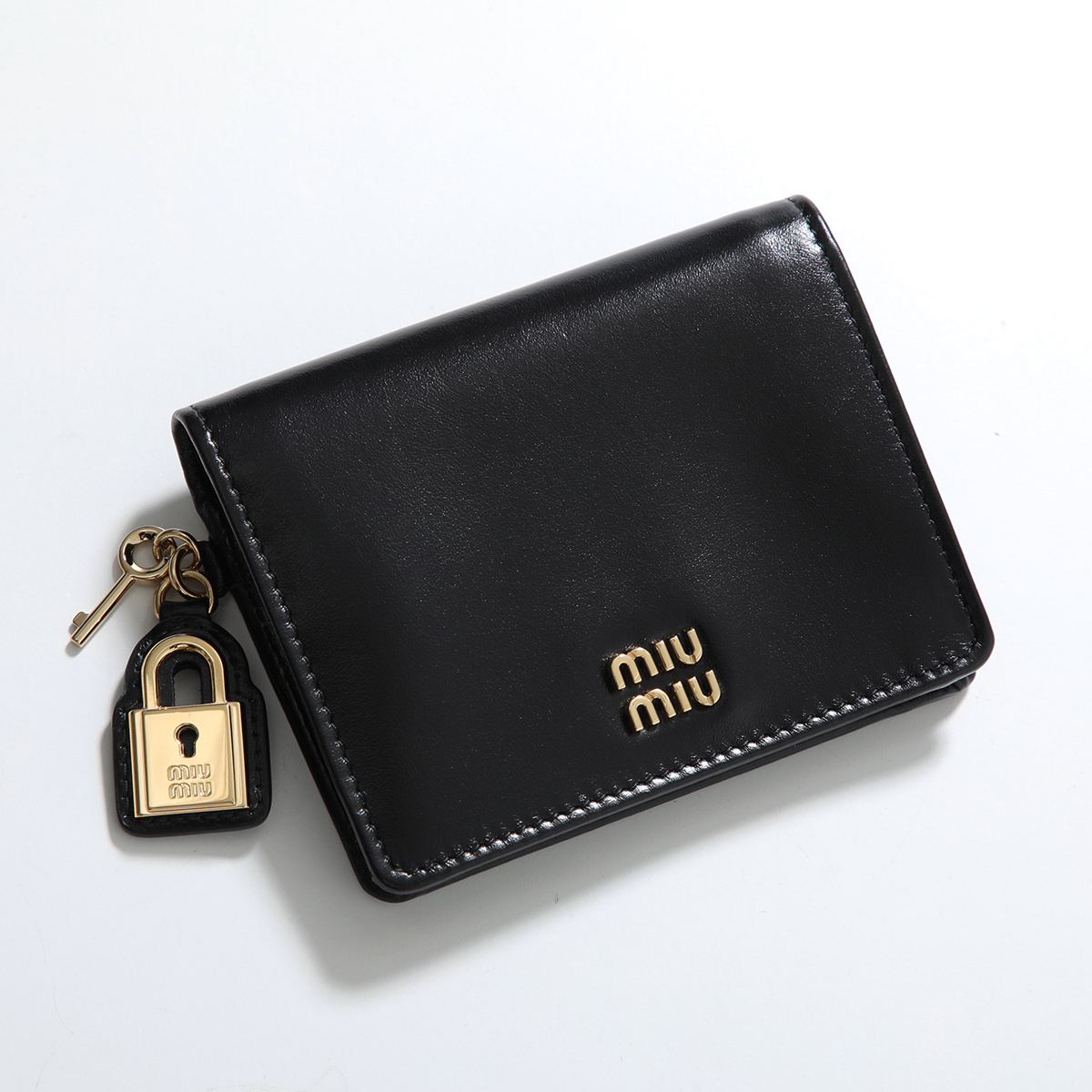 miu miu（ミュウミュウ） 二つ折り財布 5MV204 2IGA レディース レザー