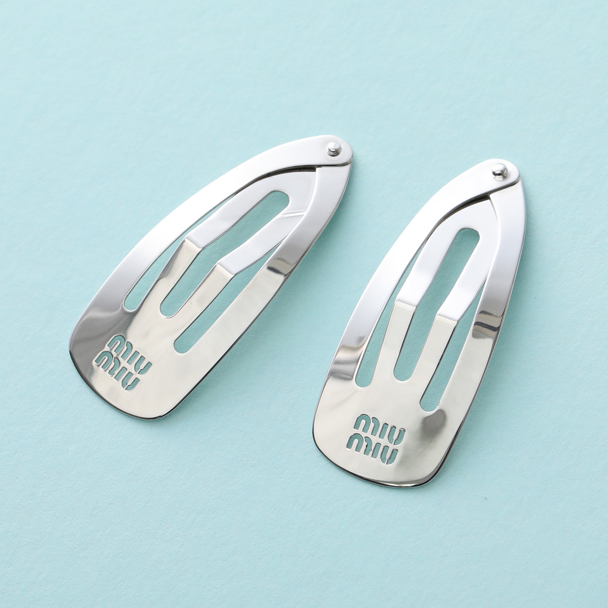 正規品 miumiu ヘアクリップ miu miu（ミュウミュウ） ヘアクリップ 5IF291 2DTU レディース 2点
