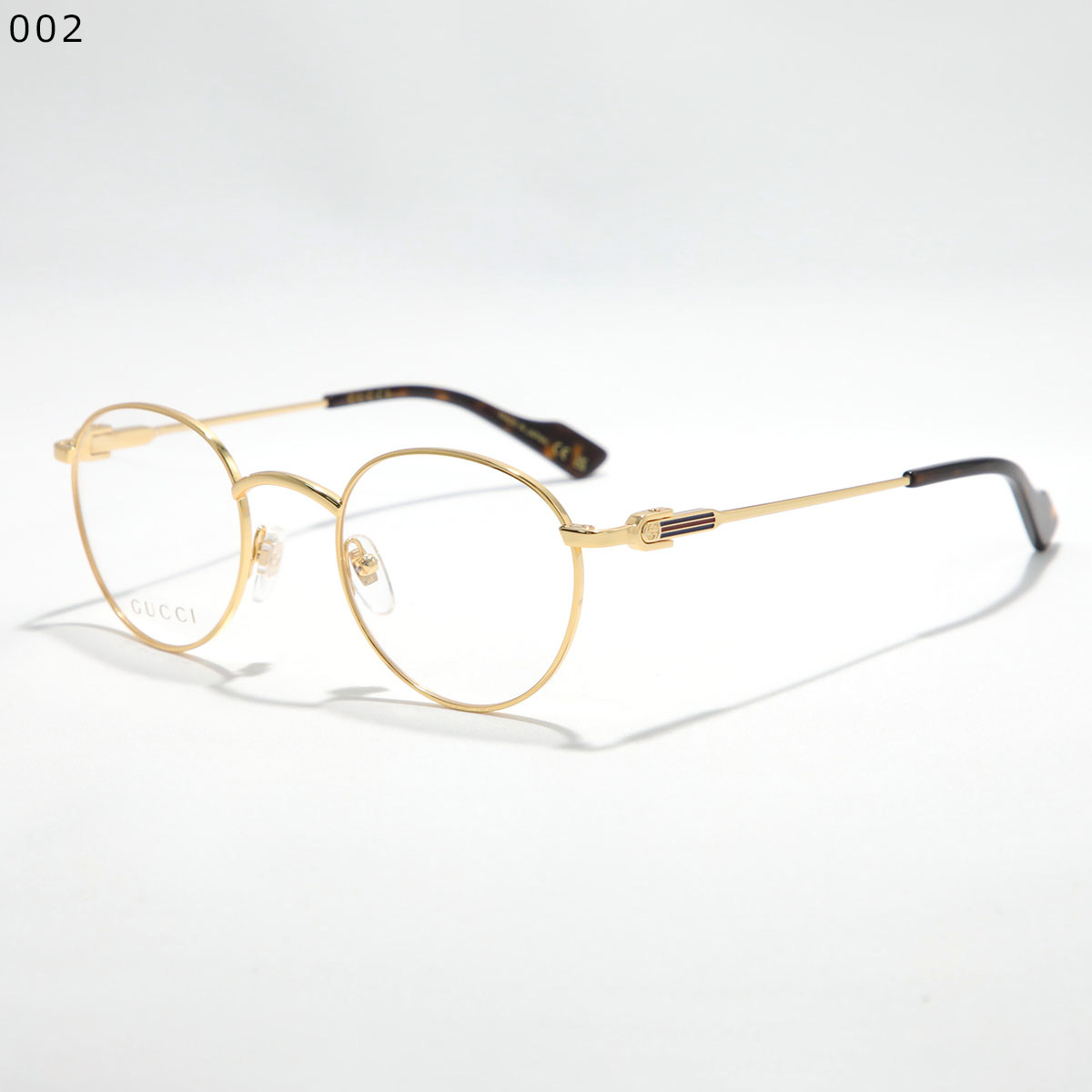 GUCCI（グッチ） メガネ GG1222O レディース メンズ ボストン型 メタル