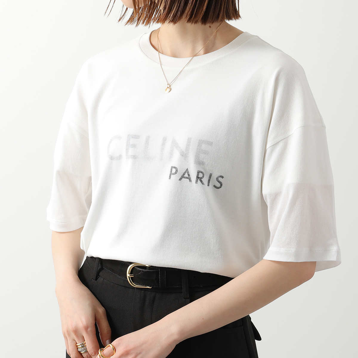 CELINE（セリーヌ） Tシャツ RX0DT0F17.01OB レディース 半袖