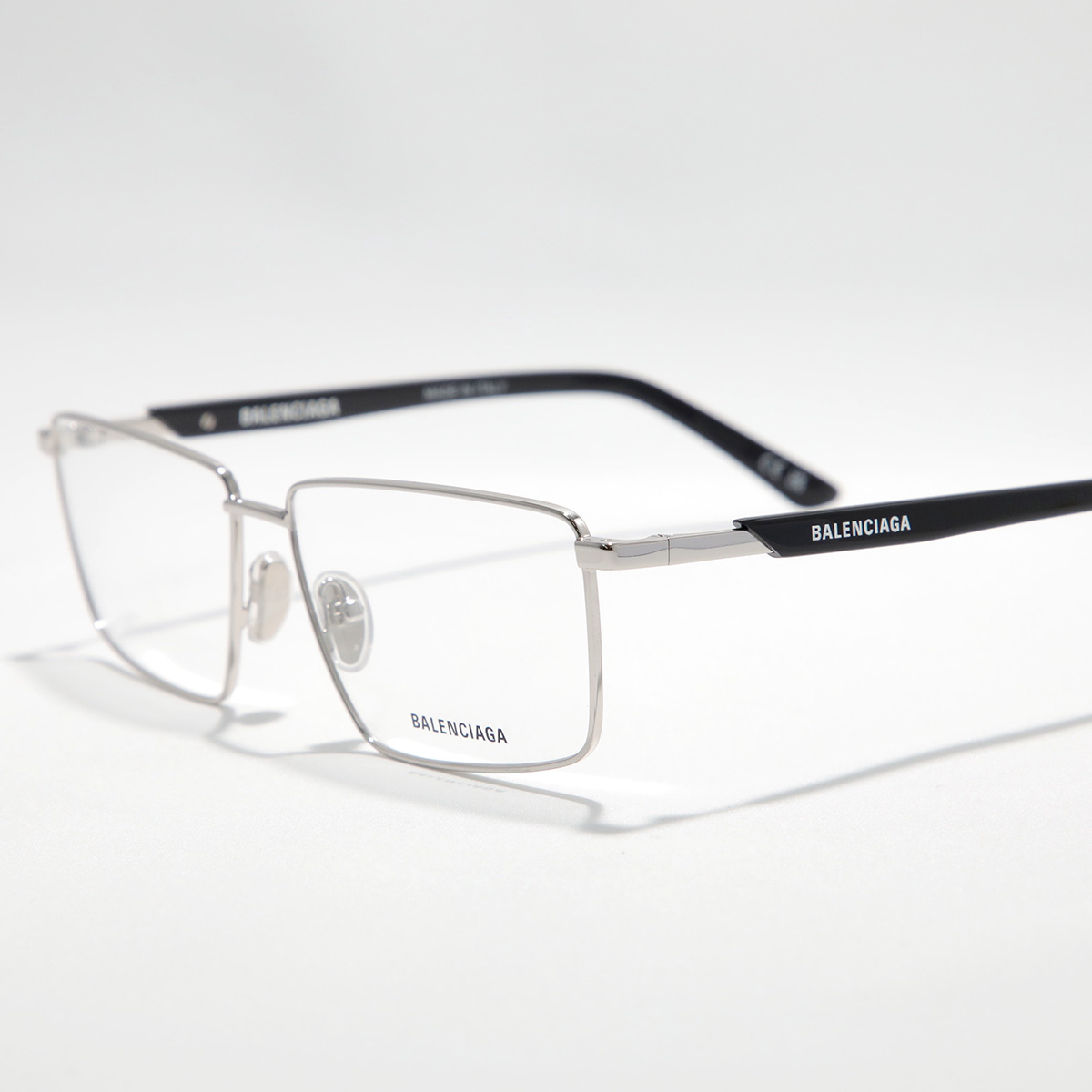 BALENCIAGA（バレンシアガ） メガネ BB0247O メンズ スクエア型 メタル