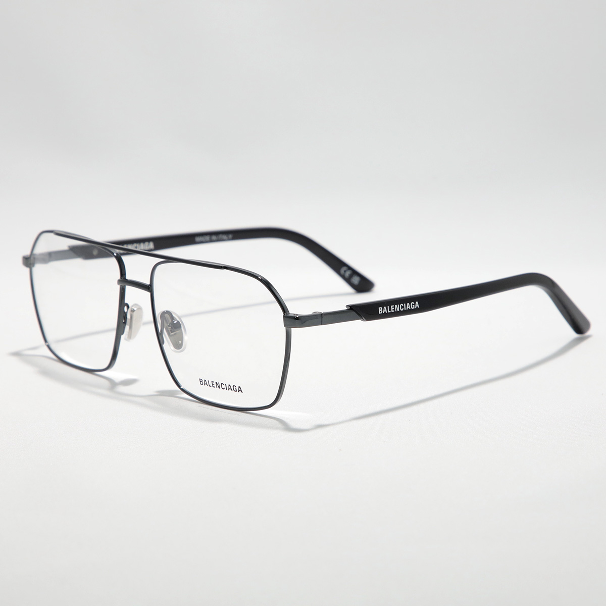 BALENCIAGA（バレンシアガ） メガネ BB0248O メンズ スクエア型 メタル