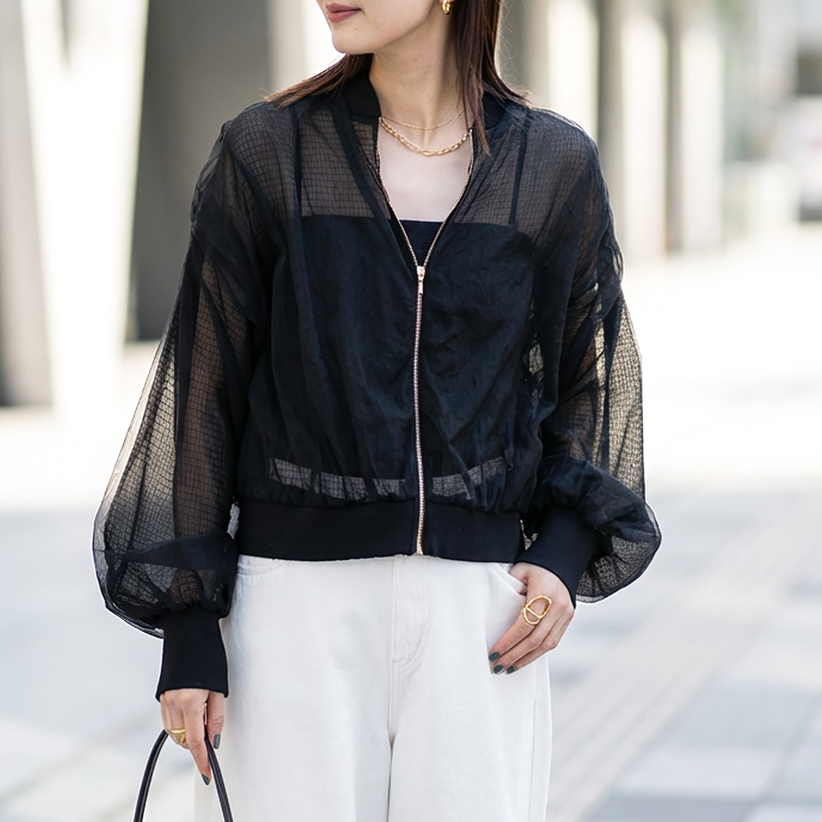 CHIGNON（シニヨン） ブルゾン 9861-093GS レディース チュール