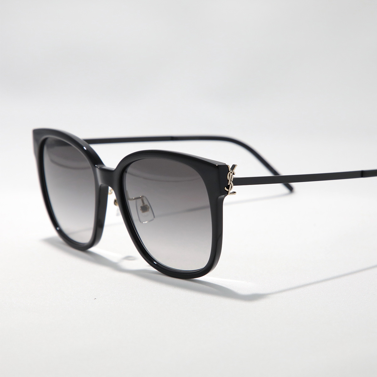【美品】SAINT LAURENT サングラスSL M48S B/K ブラック SAINT LAURENT サンローラン サングラス SL M48S C/K レディース