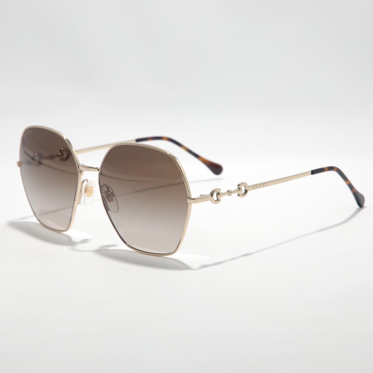 GUCCI（グッチ） サングラス GG1335S レディース ポリゴン型 メタル