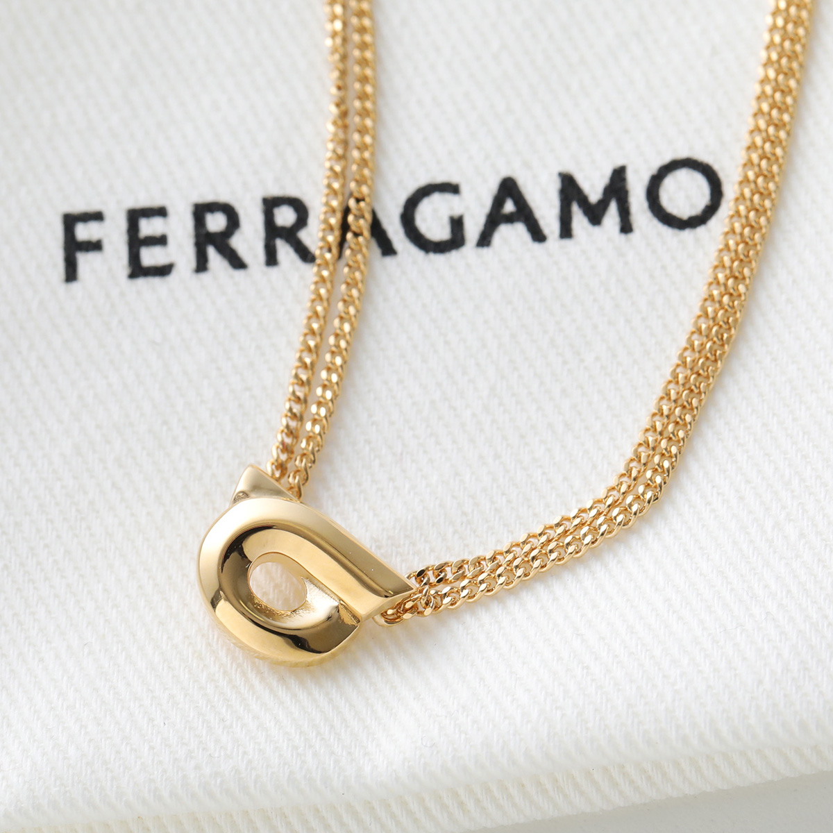 FERRAGAMO（フェラガモ） ネックレス GANCIO ガンチーノ 76 0705