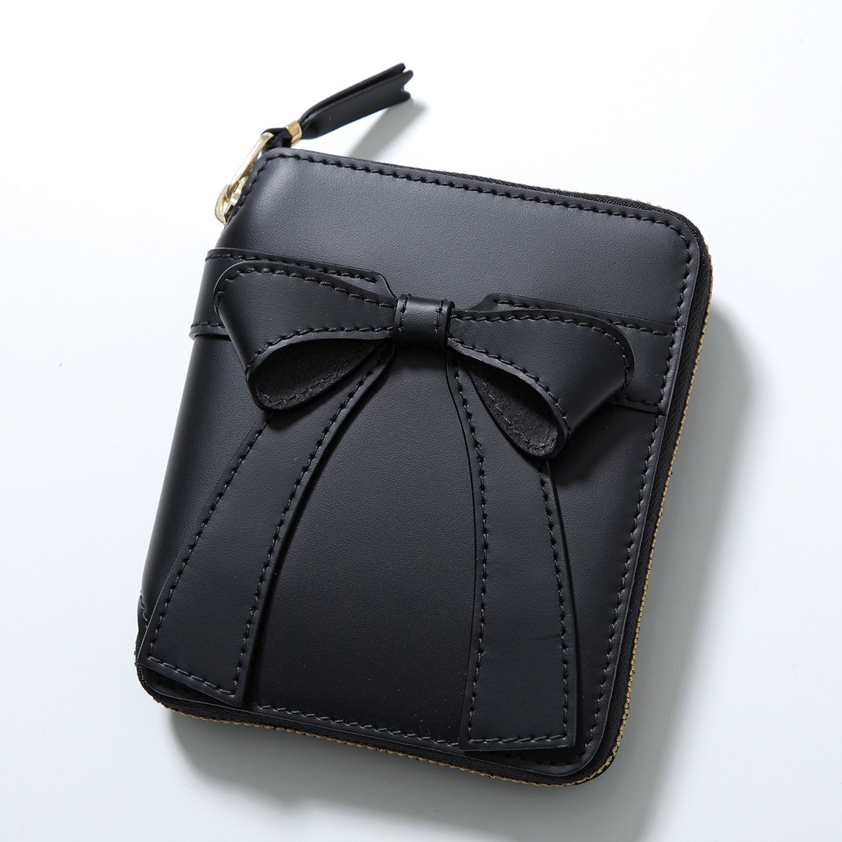ル*ナ様 コムデギャルソン リボン付き二つ折り財布 ビッグボウ 新品未使用 COMME des GARCONS（コムデギャルソン） Wallet COMME des GARCONS