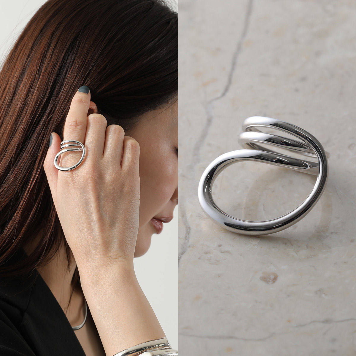 Charlotte Chesnais(シャルロットシェネ)リング約11号 Charlotte Chesnais シャルロットシェネ リング ROUND TRIP RING