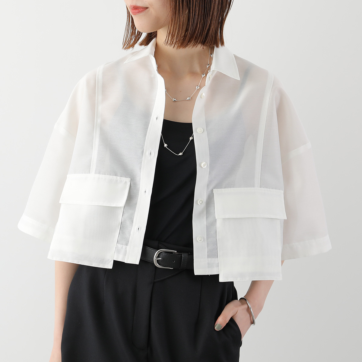 CEaRET シーレット シャツ Short Length Shirt 261018 レディース