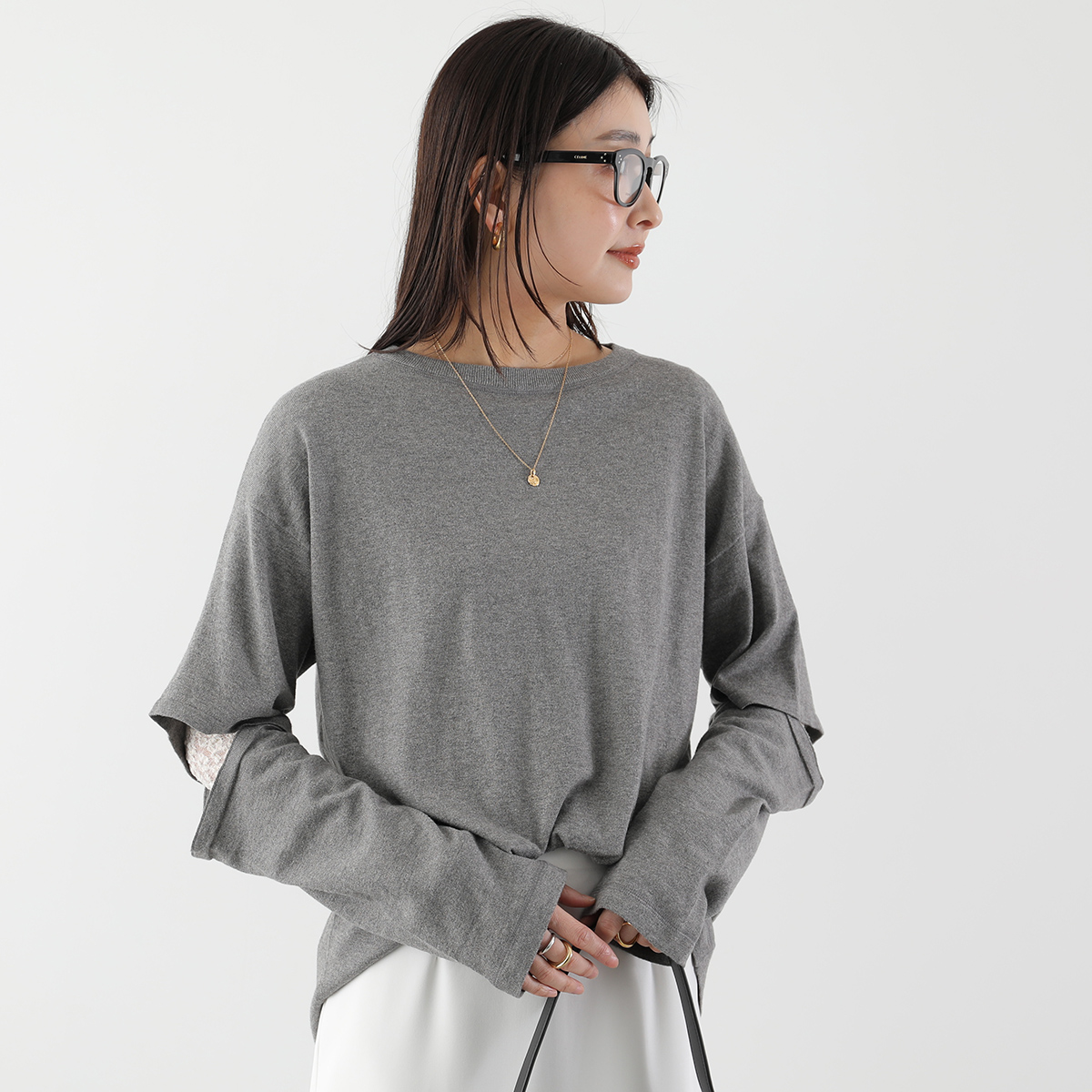 ANTHOM アントム ニット カットソー A40509 レディース カシミヤ 