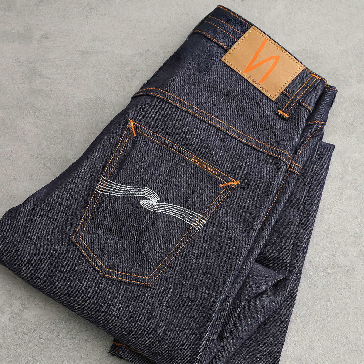 【なっお】②FB nudie Jeans ヌーディージーンズ デニムパンツ Thin Finn Dry Ecru