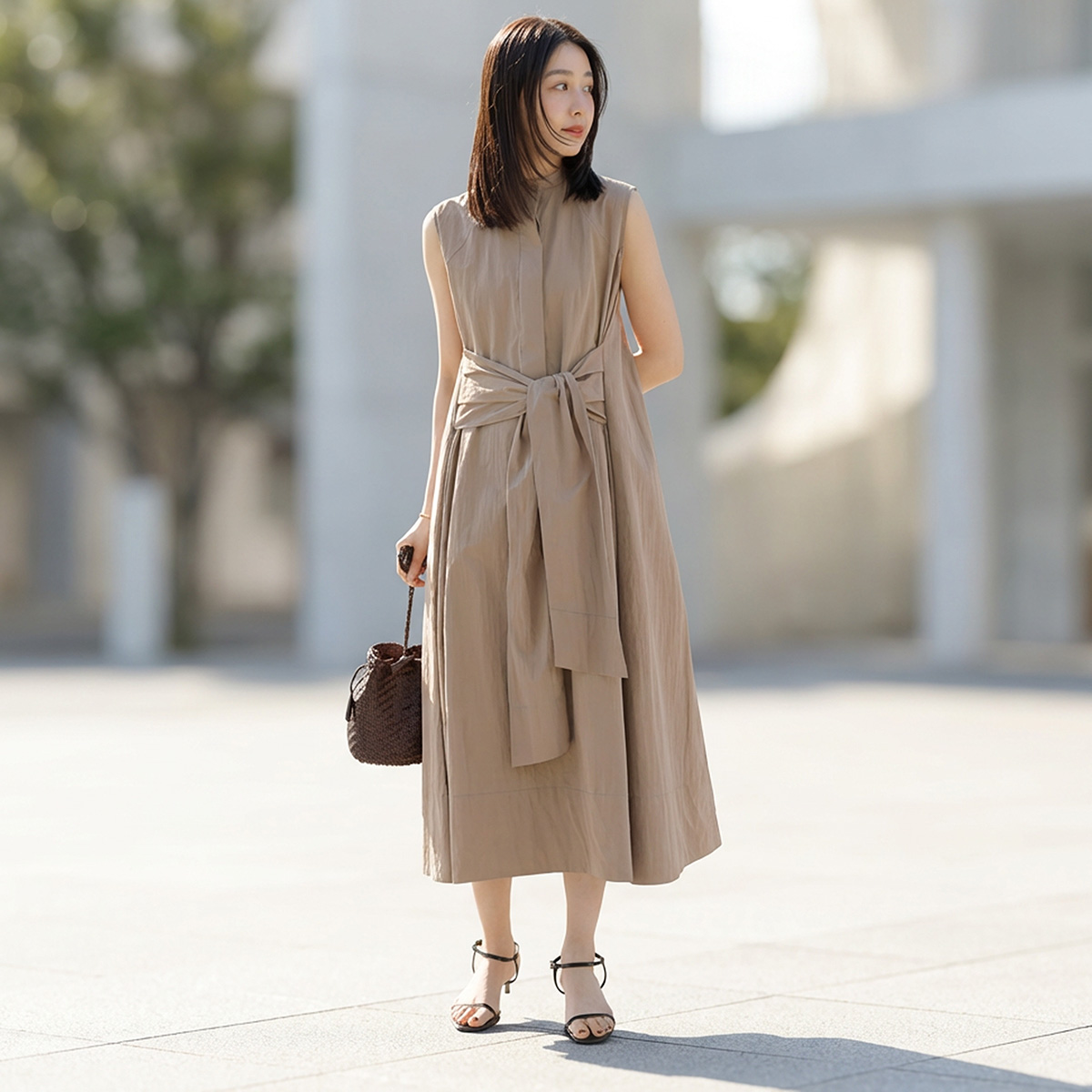 anana（アナナ） シャツワンピース a36-015 レディース 2way リボン