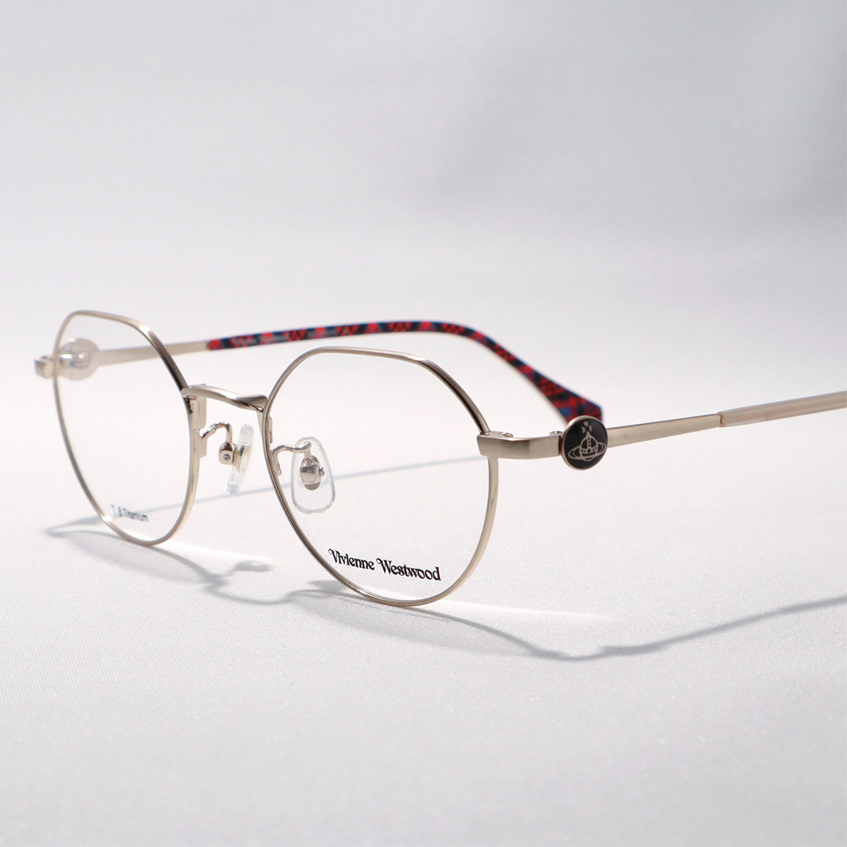 Vivienne Westwood/クラウンパント型/メガネフレーム/ガンメタ Vivienne Westwood（ヴィヴィアンウエストウッド） メガネ 40-0032