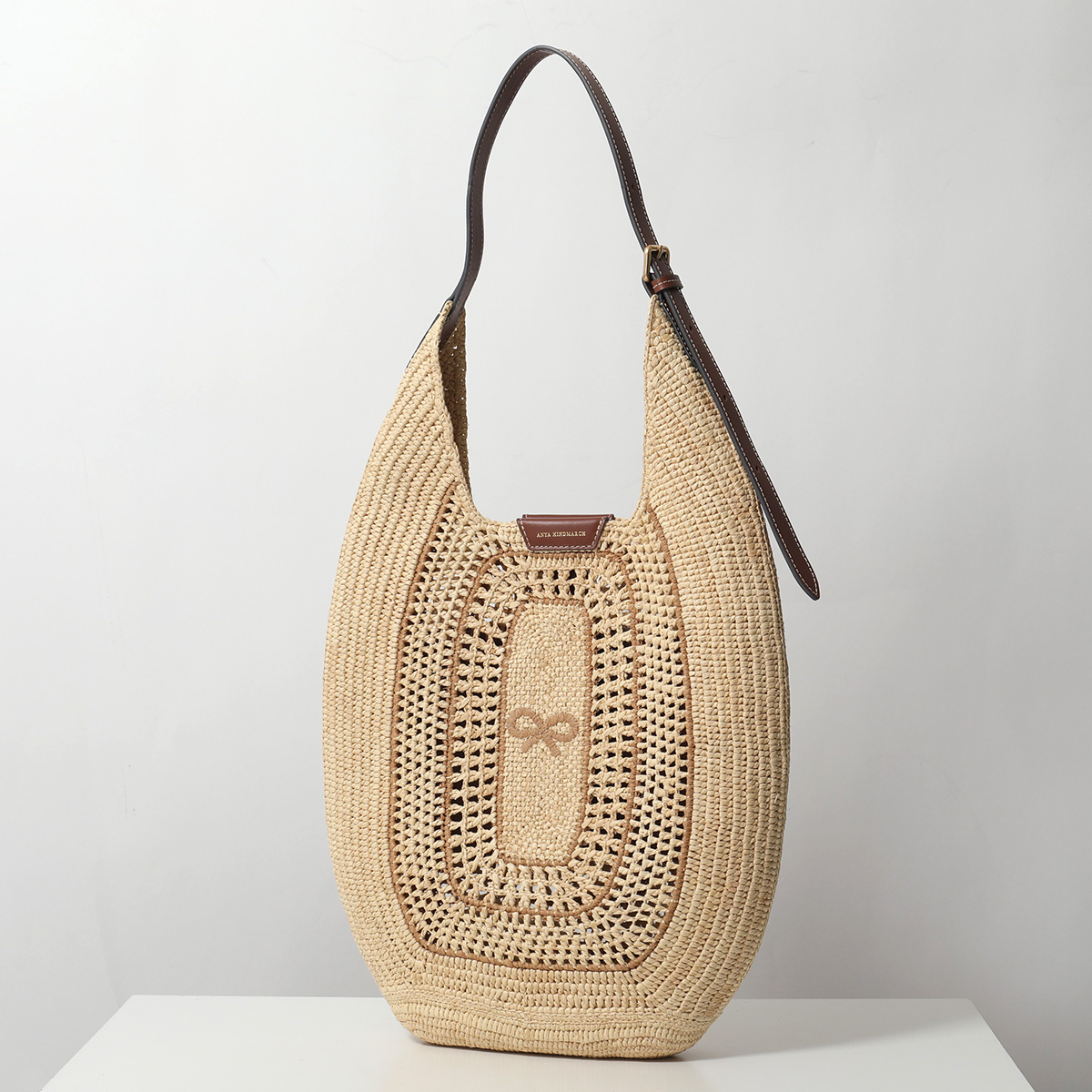 ANYA HINDMARCH（アニヤ・ハインドマーチ） かごバッグ Bow Hobo Bag