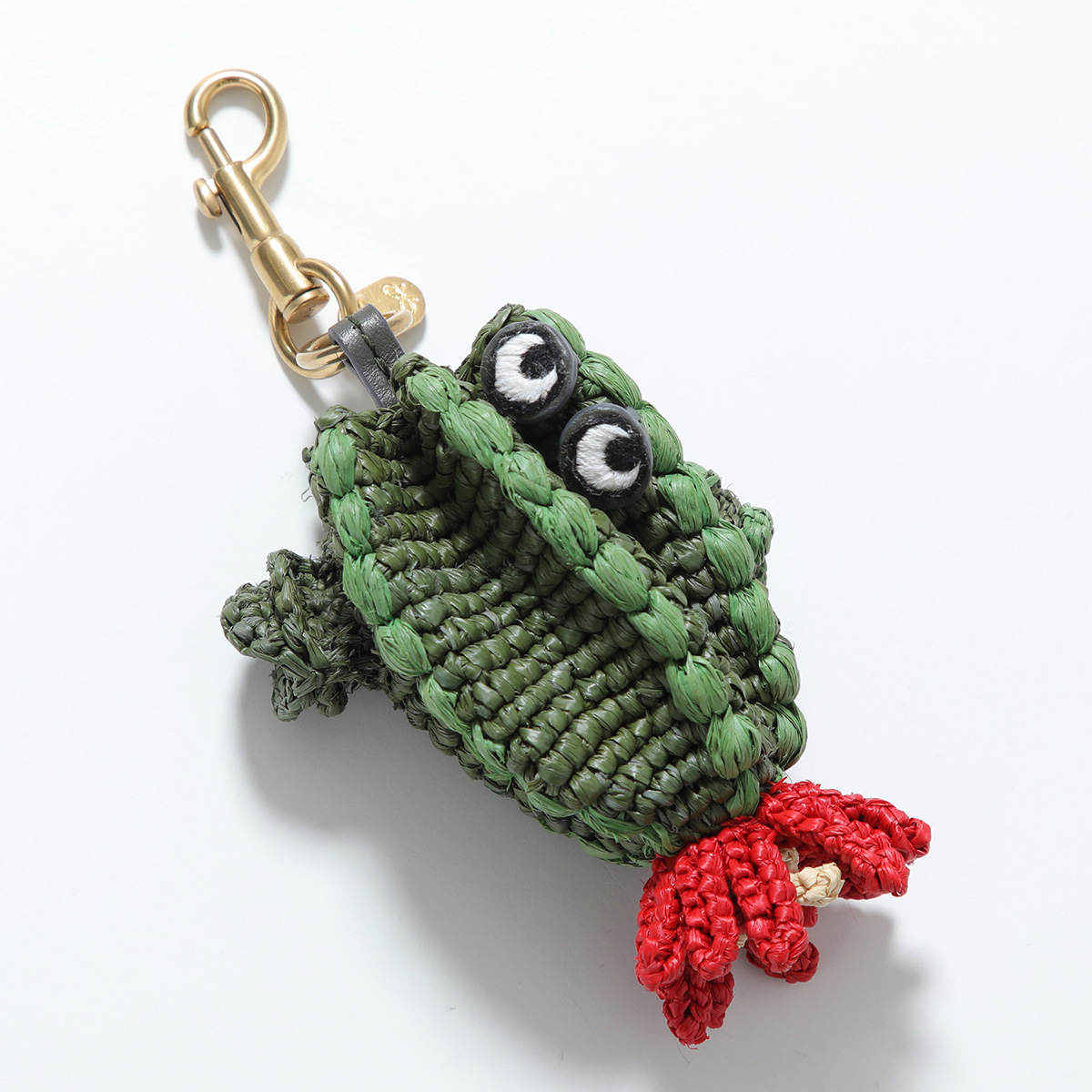 ANYA HINDMARCH（アニヤ・ハインドマーチ） キーホルダー Charm Raffia