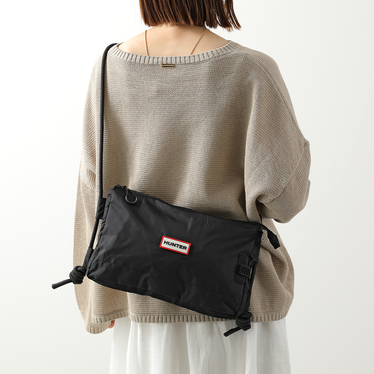 ハンター HUNTER KILTY DIAMOND QUILT SLING ショルダーバッグ バッグ フェイクレザー レディース ブラック系 HXRU0050252 【新品】 ハンター(HUNTER)ハンター KILTY DIAMOND QUILT SLING ショルダー
