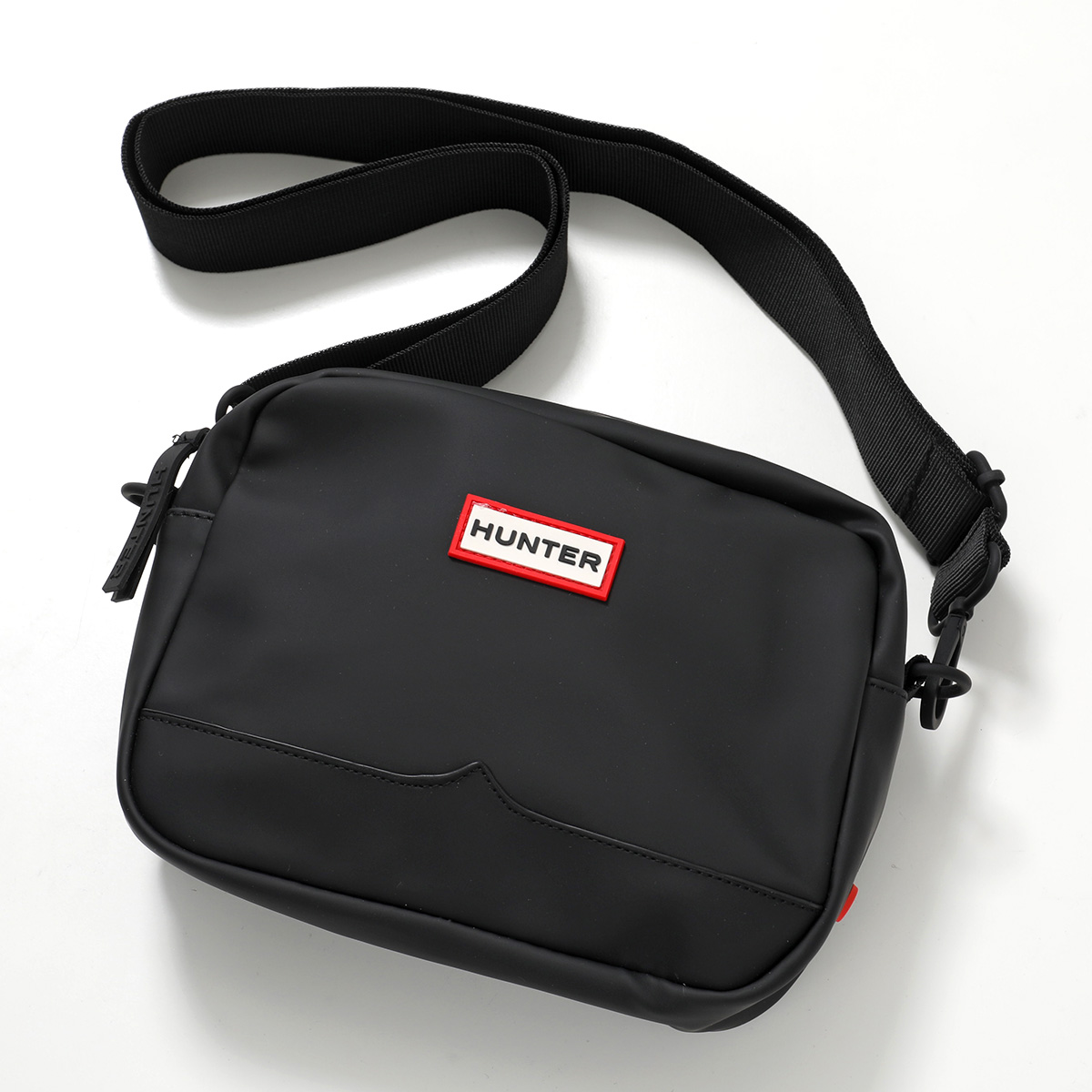 ハンター HUNTER DUNLUDE WOVEN TAPE STRAP CROSSBODY BAG ショルダーバッグ バッグ ポリエステル メンズ レディース ブラック系 HXRU0051252 【新品】 DUNLUDE WOVEN TAPE STRAP CROSSBODY BAG ショルダーバッグ その他