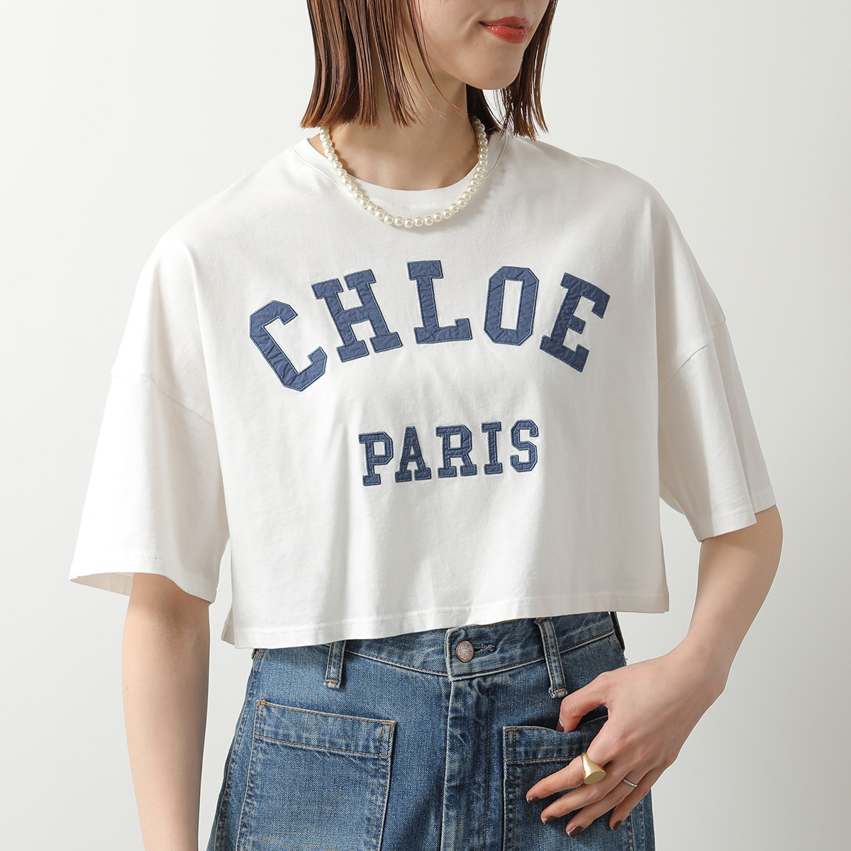 t*s様 レア!! Chloe クロエ ロゴ カットソー 〜ビーチライン〜 Chloe（クロエ） Chloe Kids キッズ Tシャツ C20862 レディース