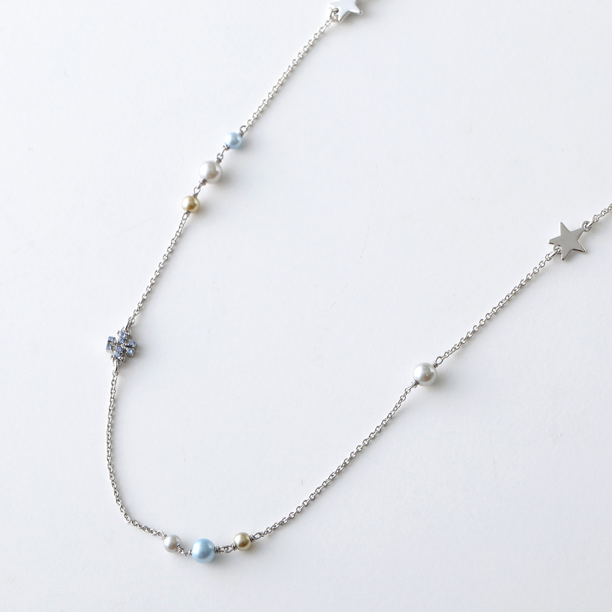TORY BURCH（トリーバーチ） ネックレス DELICATE KIRA PEARL AND PAVE