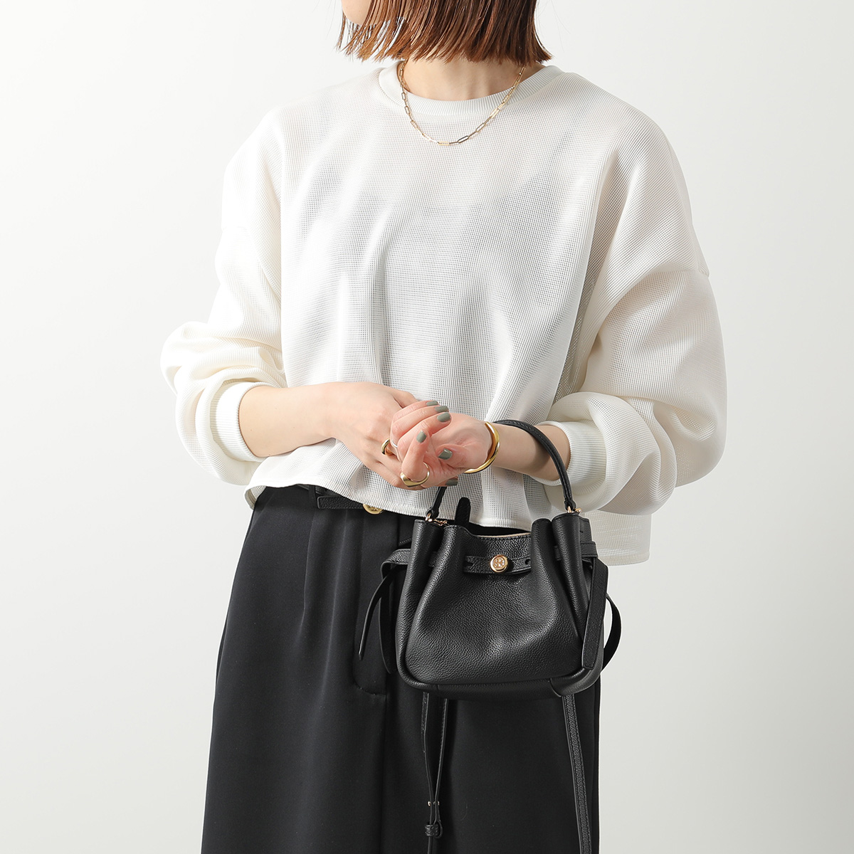 TORY BURCH（トリーバーチ） ショルダーバッグ ROMY MINI BUCKET BAG