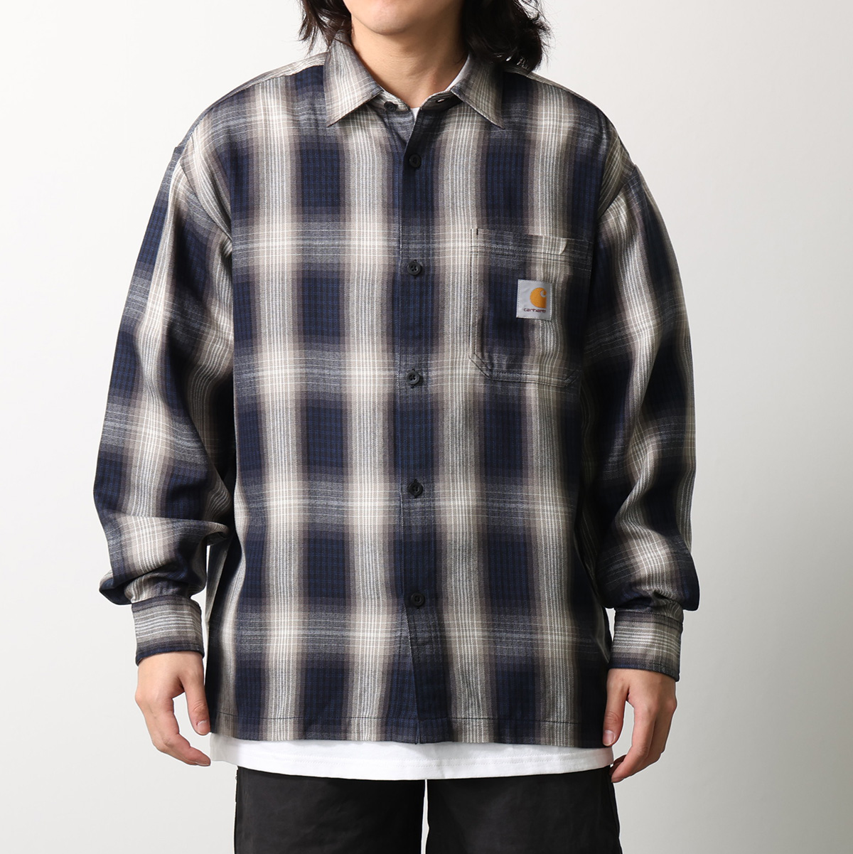 Carhartt（カーハート） 長袖 シャツ L/S Harlin Shirt I035954 メンズ