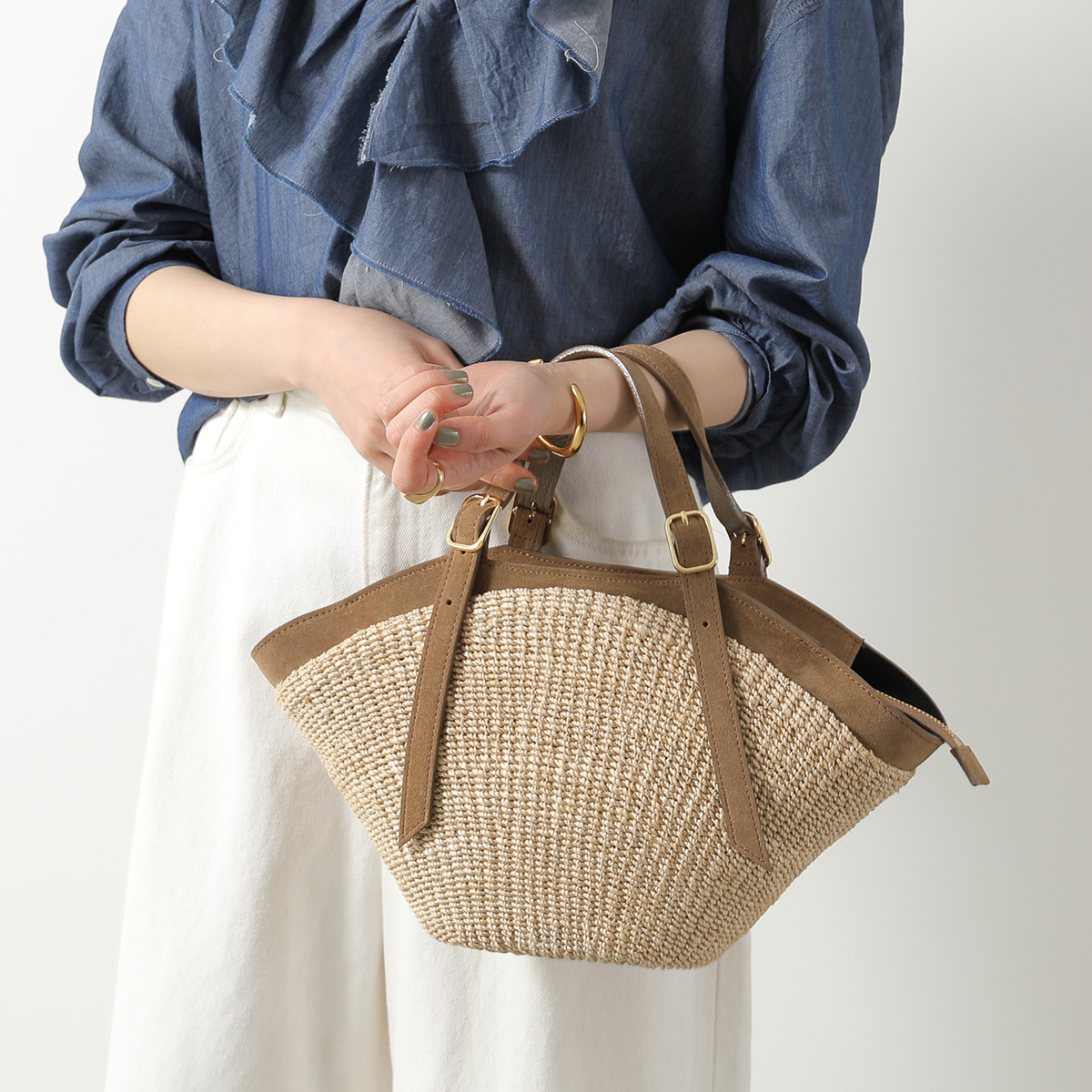 violad oro ヴィオラドーロ タッセル かご バッグ（ファッション）の