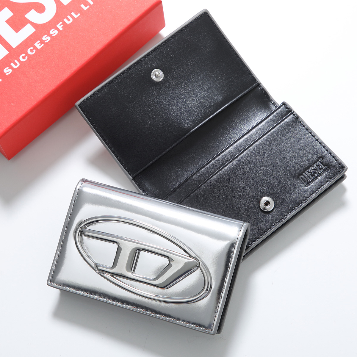 小物 Diesel 1dr Card Holder Zip L Men's wallets Diesel 1Dr Card Holder Zip L Wallet Black