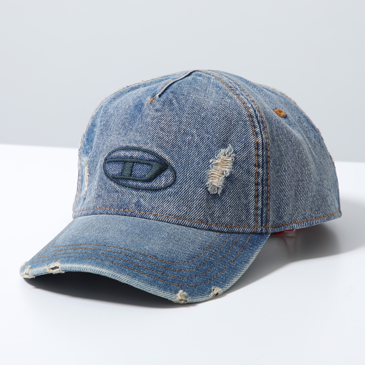 ディーゼル DIESEL キャップ　帽子　デニム　加工デザイン DIESEL（ディーゼル） ベースボールキャップ c-enic A21541 0IHCB