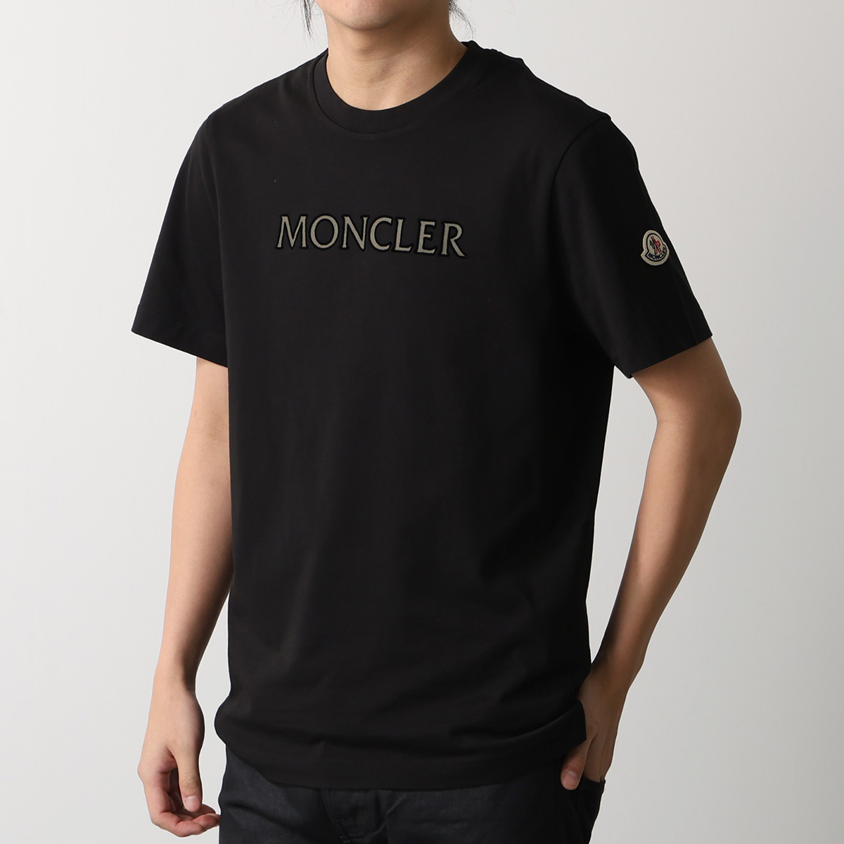 【あんこ】※他の方はご購入頂けません。モンクレール　Tシャツ、カットソー MONCLER (モンクレール) メンズ Tシャツ 半袖 胸ロゴ クルーネック