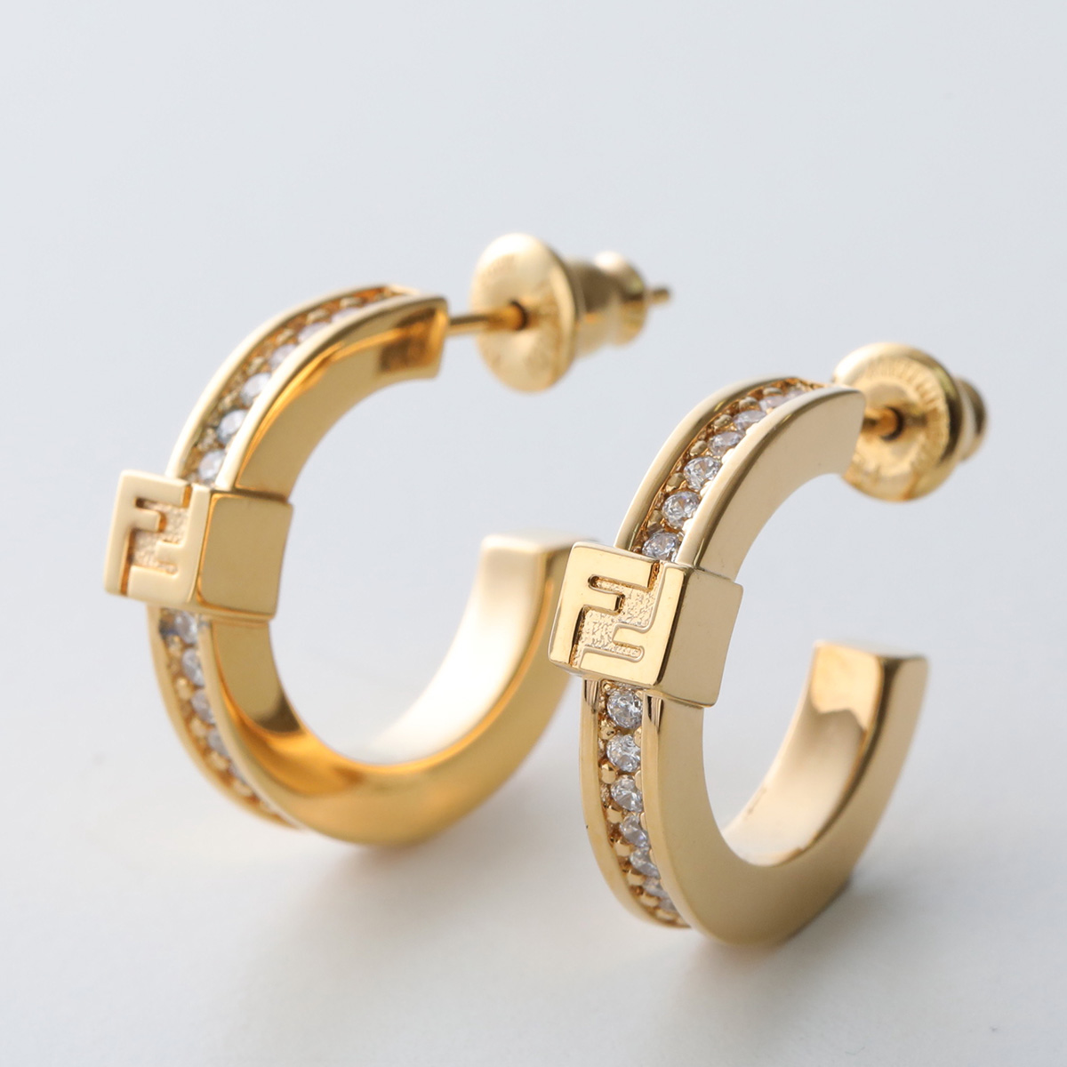 FENDI フープ ピアス 片耳 FENDI（フェンディ） フープピアス FOREVER フォーエバー 8AL216 ATEP