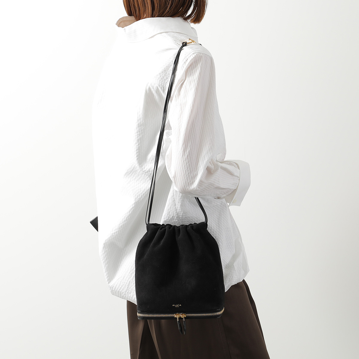 ALAIA アライア　ホワイト ポインテッドトゥ スリングバッグ　36.5 楽天市場】ALAIA アライア ミュール MULES 90 AA3M053CK150 レディース