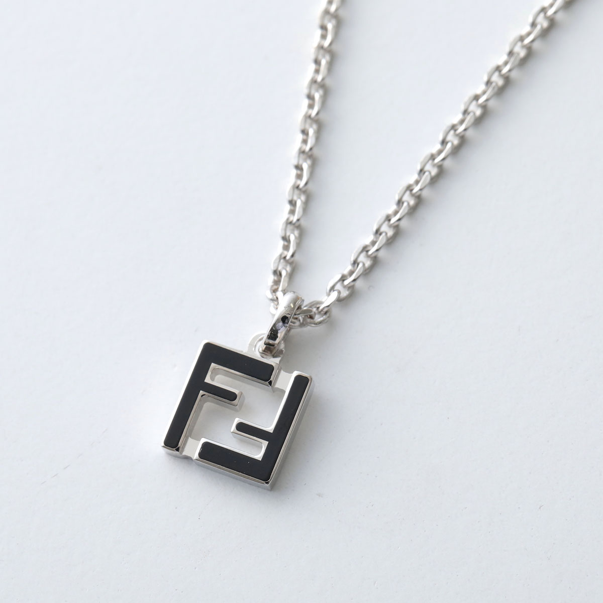 FENDI（フェンディ） ネックレス 7AK013 B09 メンズ FFロゴ ペンダント