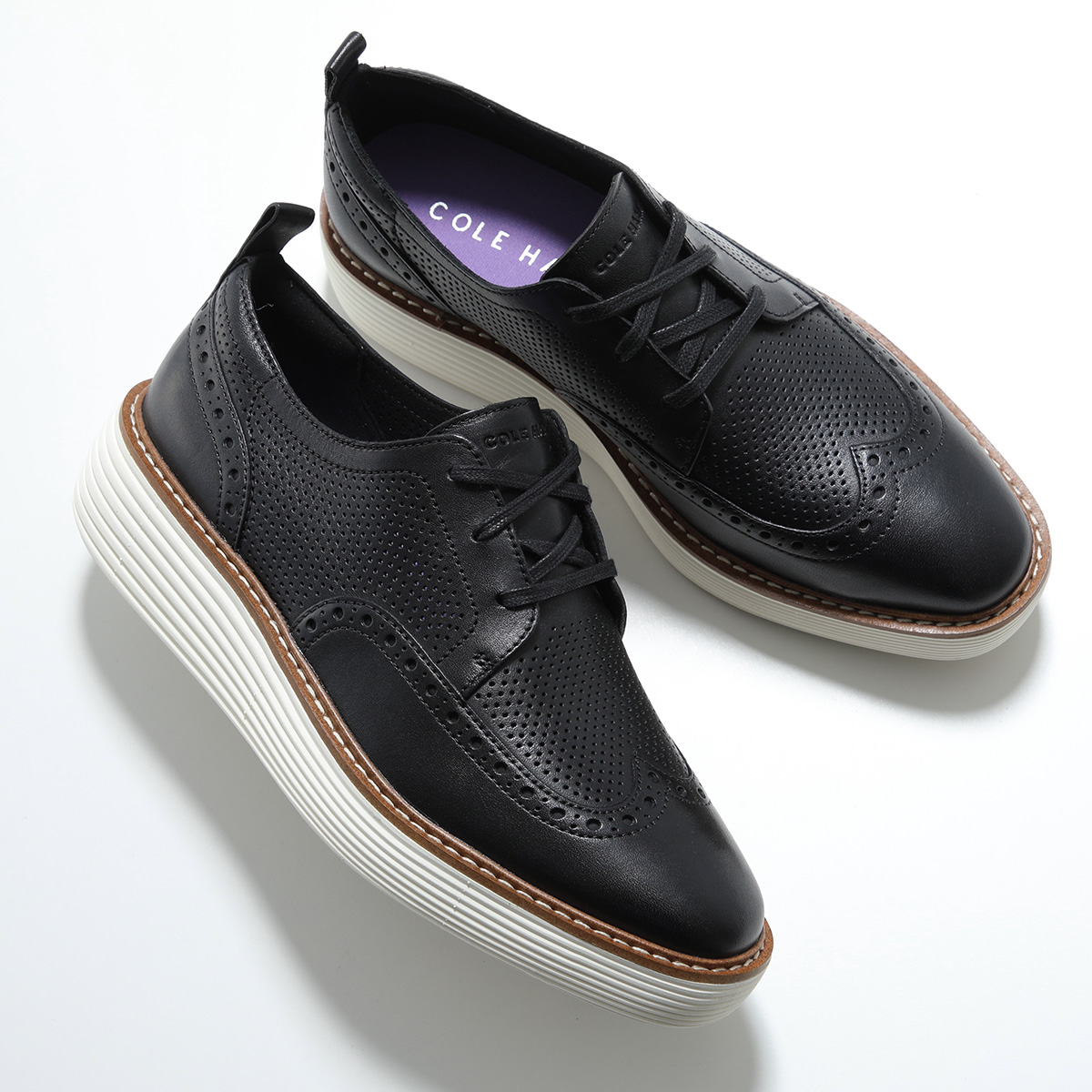 COLE HAAN（コールハーン） ドレスシューズ OG PLATFORM WINGTIP