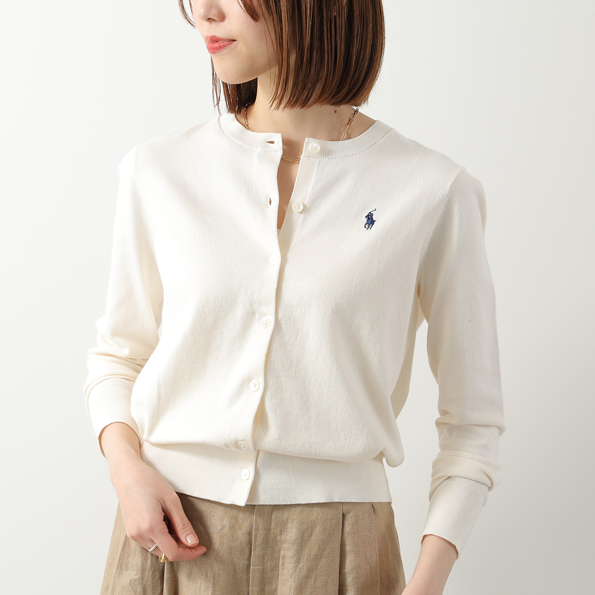 【美品】RALPH LAUREN SPORT 長袖カーディガン ポニー刺繍 M POLO RALPH LAUREN（ポロ・ラルフローレン） カーディガン 211971871